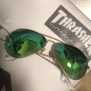 Rayban polarized aviators